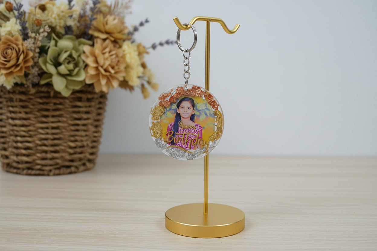 ✨ Personalized Photo Resin Keepsake | Handmade Memory Charm ✨
