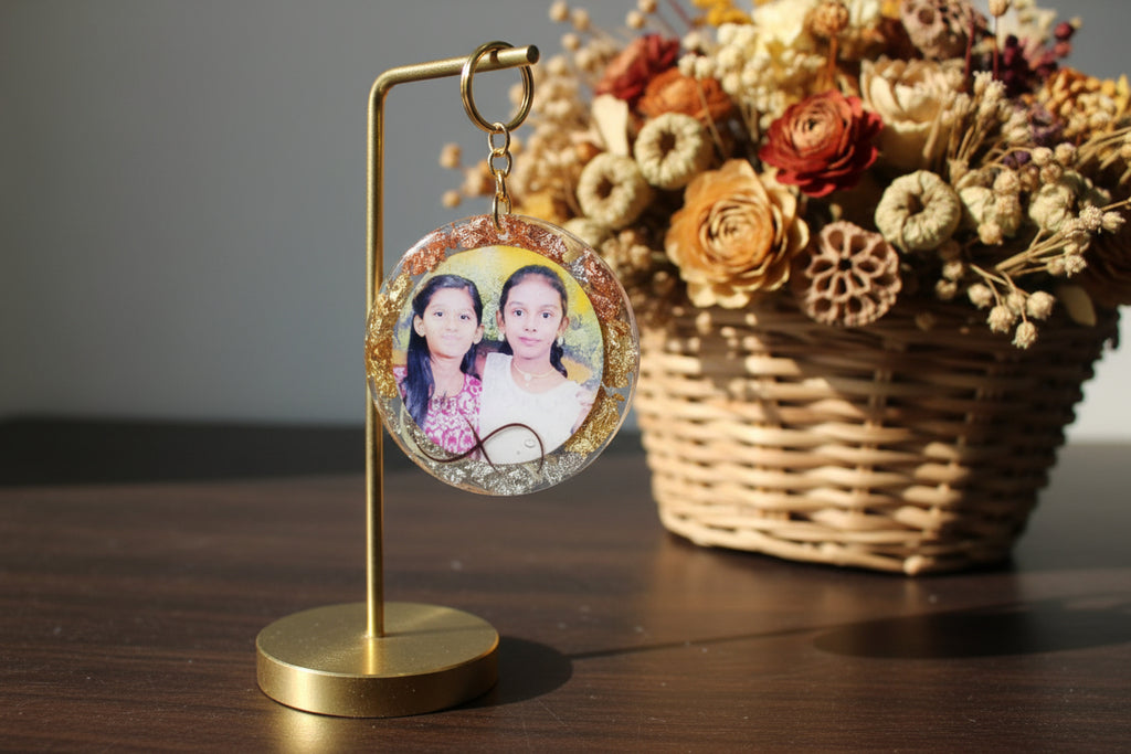 ✨ Personalized Photo Resin Keepsake | Handmade Memory Charm ✨