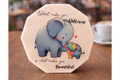 Cute Elephant Quote Resin Plaque – Unique & Beautiful Gift 🎁✨